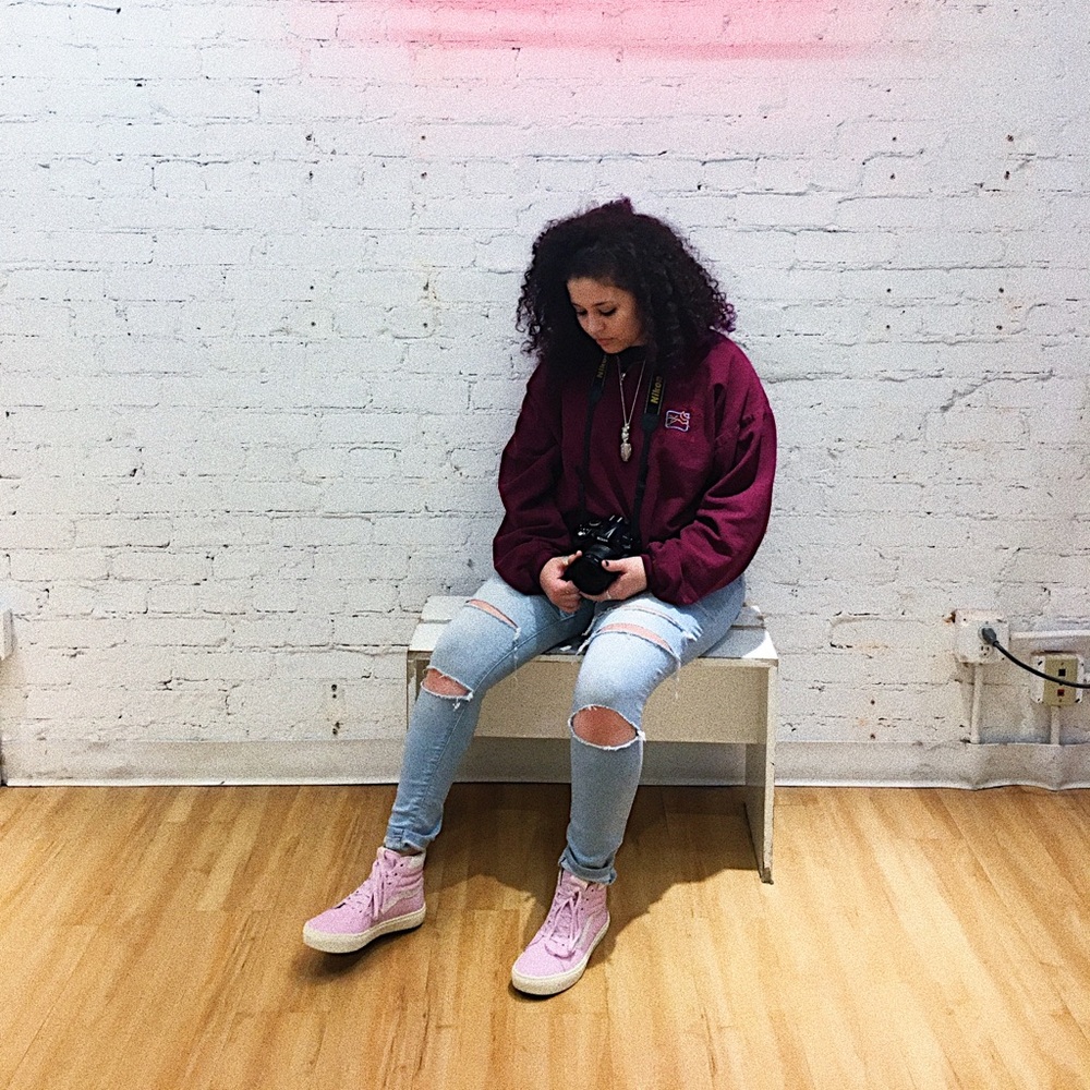 Pink Hightop Vans - Picture 3 of 3
